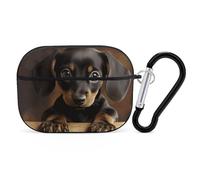 AirPods Pro Case Cover with Keychain Dog Dachshund AirPods Pro 2nd Generation Protective Cover for Women/Men