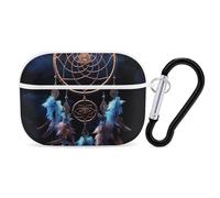 AirPods Pro Case Cover with Keychain Dream Catcher AirPods Pro 2nd Generation Protective Cover for Women/Men
