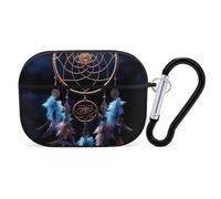 AirPods Pro Case Cover with Keychain Dream Catcher AirPods Pro 2nd Generation Protective Cover for Women/Men