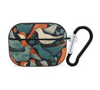 AirPods Pro Case Cover with Keychain Flock of Birds AirPods Pro 2nd Generation Protective Cover for Women/Men