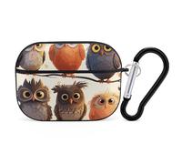 AirPods Pro Case Cover with Keychain Owls Birds AirPods Pro 2nd Generation Protective Cover for Women/Men