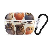 AirPods Pro Case Cover with Keychain Owls Birds AirPods Pro 2nd Generation Protective Cover for Women/Men