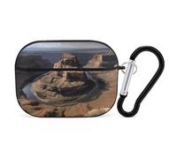 AirPods Pro Case Grand Canyon Arizona AirPods Pro 2/ProProtective Case Accessory with Keychain Shockproof Full Protective Cover Supports Wireless Charging