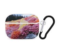 AirPods Pro Case Rainbow Flower Sea AirPods Pro 2/ProProtective Case Accessory with Keychain Shockproof Full Protective Cover Supports Wireless Charging