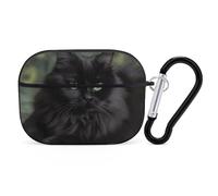 AirPods Pro & Pro 2 Case Cover Cat Lying on Blanket Protective Case with Keychain Front LED Visible for Women Men