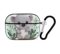 AirPods Pro & Pro 2 Case Cover Koala Protective Case with Keychain Front LED Visible for Women Men