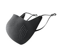 AIRPOP Original Reusable Face Mask, 4 Replacement Filters Included, Multi Layer Face Covering, Contoured Fit, Folding Adjustable Mask with Carry Bag, Washable Adult Face Mask, Charcoal