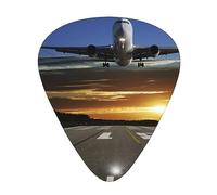 airport Guitar Picks with Organizer Storage Box Guitar Plectrums 12PCS 3 Thickness Thin Medium Heavy 0.46 0.71 0.96mm Guitar Picks For Acoustic Electric or Bass Guitars