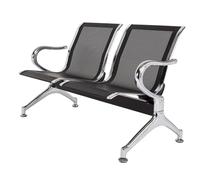 Airport Reception Chairs 2-3 Seat Waiting Room Chairs Office Guest Chairs with Arms Reception Bench Seating for Office Bank