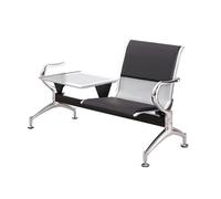 Airport Reception Chairs Single Waiting Room Chairs with Coffee Table and Armrests Office Guest Reception Bench Seating for Office Bank