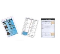 Airports marking cheat sheet, Dry Erasable VFR-IFR Flight Board & VFR - IFR Planning Pack Bundle