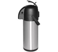 Airpot Vacuum Flask 4Ltr Olympia Stainless Steel Lever Pump Pot Drinks Dispenser
