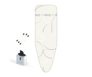 AirPro By Widex 6-layer ironing board cover for steam iron - Universal size S/M max 115x39 cm - No more water under the table - Irons up to 50% faster - Made IN Europa