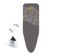 Airpro By Widex 6-Layer Ironing Board Cover for Steam Irons - Size S/M Universal Max 115 x 39 cm - No More Water Under the Ironing Board - Ironing Up to 50% Faster - Made in Europe