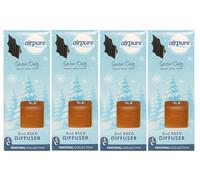 Airpure 2in1 Reed Diffusers Seasonal Collection (4 Pack) (4 x Snow Day)