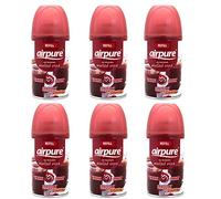 airpure 6 X FRESHMATIC Automatic Spray Refills 250ML Mulled Wine, Pack of 6
