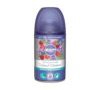 Airpure Air Freshener Refill, Automatic, Easy Installation, Refreshing Aroma, Quick Acting, Leak Resistant, Ideal for Homes, Offices, Hotels & Commercial Spaces, 250ml (Island Dreams, Pack of 1)