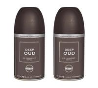 Airpure Air Freshener Refill, Automatic, Easy Installation, Refreshing Aroma, Quick Acting, Leak Resistant, Ideal for Homes, Offices, Hotels & Commercial Spaces, 250ml (Oud Touch, Pack of 2)