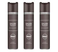 Airpure Air Freshener Refill, Automatic, Easy Installation, Refreshing Aroma, Quick Acting, Leak Resistant, Ideal for Hotels & Commercial Spaces, 250ml (Oud Touch, 3 pack)