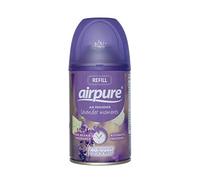 AIRPURE Air-O-Matic Air Freshener Refill, 250ml, Automatic Spray Fragrance for Home, Office, Kitchens and Anywhere for a Burst of Fresh Scent - Lavender Moments Fragrance