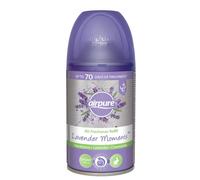 AIRPURE Air-O-Matic Air Freshener Refill, 250ml, Automatic Spray Fragrance for Home, Office, Kitchens and Anywhere for a Burst of Fresh Scent - Lavender Moments Fragrance