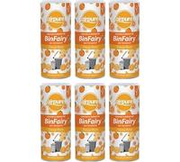 Airpure Bin Fairy (6 x 300g) Odour Eliminator Bin Freshener Powder - Orange Burst