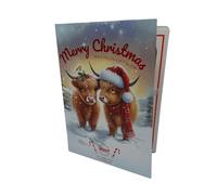 Airpure Christmas Wax Melt Gift Book - 12 Xmas Fragrances - Including Mulled Wine, Sugarplum, Apple Cinnamon, Nutmeg, Festive Vanilla, Frankincense - Vegan - Women's, Home, House Gifts (Highland Cow)