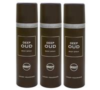 Airpure Designer Collection Body Spray Bundle (3 Pack) (Deep Oud)