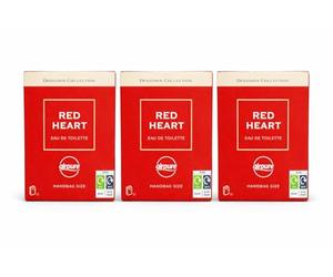 Airpure EDT Fragrance Perfume Bundle (3 x 20ml) Mini Handbag Size (3 x Red Heart)