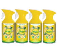 Airpure & Fresh (4 x 250ml) Air Freshener Spray (Citrus Zing)