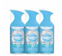 Airpure & Fresh Trigger Spray 250ML | Room & Fabric Freshener | Long-Lasting Home Fragrance | Available in Deep Oud, Fresh Linen & True Romance (Fresh Linen)