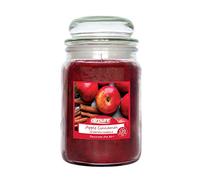 AIRPURE Large Candle Scented, Apple Cinnamon Fragrance, 18oz Jar, 120 Hour Ornamental Candles, Fill The Room with a Warm and Homey Fragrance, for The Bedroom, Bathroom, Family Room or Office