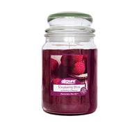 AIRPURE Large Candle Scented, Raspberry Bliss Fragrance, 18oz Jar, 120 Hour Ornamental Candles, Fill The Room with a Warm and Homey Fragrance, for The Bedroom, Bathroom, Family Room or Office