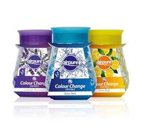 Airpure LED Colour Change Crystals (3 Pack) Air Freshener - Lavender Moments, Citrus Zing & Ocean Fresh