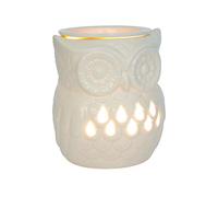 airpure Owl Electric Wax Melter, Cream White, 13.5CM, 1 Count (Pack of 1)
