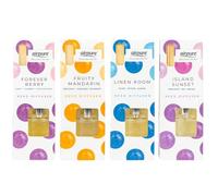 Airpure Reed Diffuser Bundle (4 Pack) Island Sunset, Linen Room, Fruity Mandarin & Forever Berry