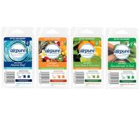 Airpure Scented Wax Melts (4 Pack) Atlantis Bay, Fruit Burst, Lime Basil & Mandarin, Sandalwood & Oud (Option37)