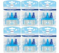 Airpure Symphony of Scents Plug-in Refills (6 Pack) Compatible with 3volution (Linen Room)