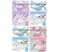 Airpure Vintage Collection Scented Sachets (4 x 3 Pack) Fresh Linen Comfort, Precious Petals Romance, Calming Lavender Moments