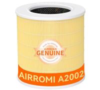 AIRROMI A2002 HEPA Air Purifier Replacement Filter, 3-In-1 Original Filter, Remove 99.97% of 0.3 Micron Particle Yellow Pets Filter