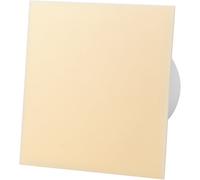 Airroxy Beige Acrylic Glass Front Panel 100mm Standard Extractor Fan For Wall Ceiling Ventilation