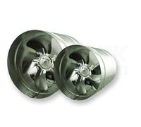 Airroxy Inline Duct Fan 160mm Zinc Plated Metal aRw Ducting Industrial