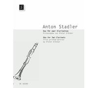 Airs and Waltzes 2 clarinets Wolfgang Amadeus Mozart Universal Ed