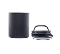 Airscape Coffee Storage Canister (1.1 kg Dry Beans) - Extra Large Kilo Size Food Storage Container, Patented Airtight Two Way Valve Lid Pushes Air Out to Preserve Freshness (Matte Black)