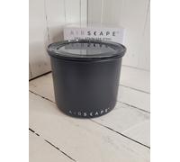 Airscape Matt Black - 950ml Coffee Storage Pot Airtight Storage Container.