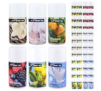 AIRSENZ Air Freshener 48x 270ml Automatic Dispenser Aerosol Spray Refill Cans - 8 Packs of 6 Mixed Fragrances
