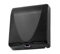 Airsenz Slimflow Black Electric Hand Dryer With Hepa Filter 1Kw