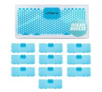 Airsenz Trough Urinal Mats - Box of 10 Trough Urinal Mats - 30% Higher Fragrance Content than other Brands - 30-60 Day Odour Control - Biodegradable after 2 years (Ocean Breeze)
