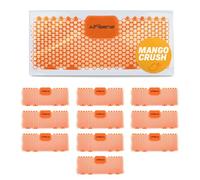 Airsenz Trough Urinal Mats - Box of 10 Trough Urinal Mats - 30% Higher Fragrance Content than other Brands - 30-60 Day Odour Control - Biodegradable after 2 years (Mix)
