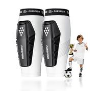AirsFish Football Shin Pads Sleeves for Kid Youth,Breathable Shin Defender